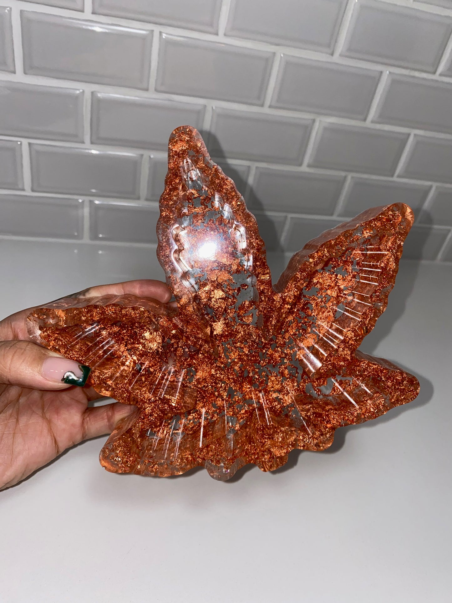 Rose Gold Ganja Ash Tray