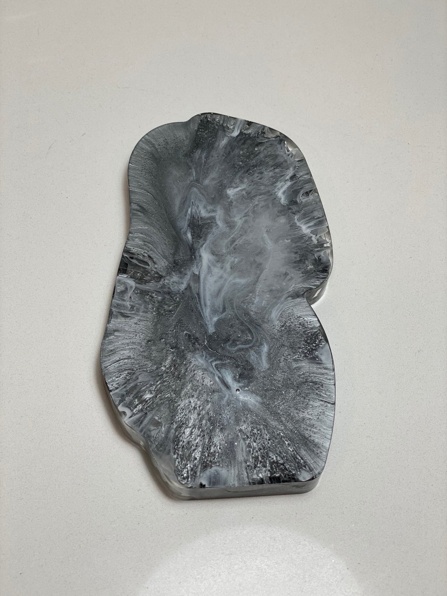 Grey Curvy Lady Tray