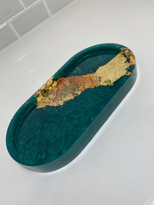 Emerald Trinket Tray