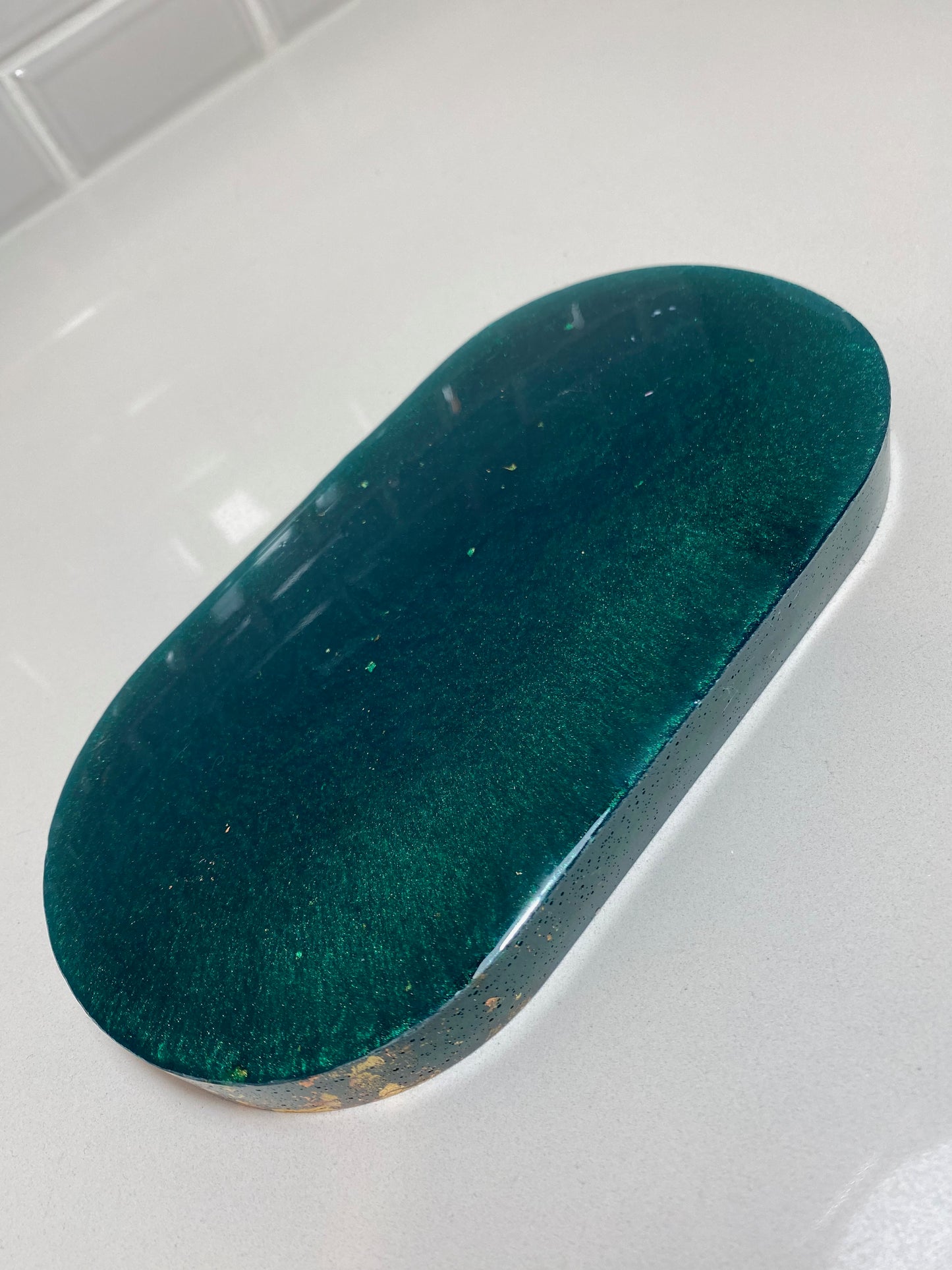 Emerald Trinket Tray